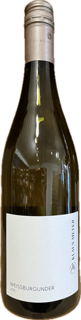 Klaus Meyer, Weissburgunder, Pfalz 2025